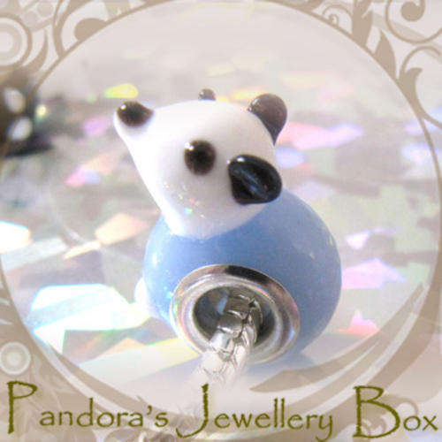 Cute Handmade Animal-shaped Murano Bead Charm for Pandora Bracelet