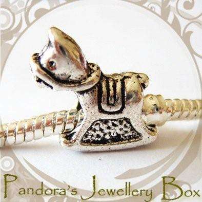 "Rocking Horse" Tibetan Silver EURO Bead Charm