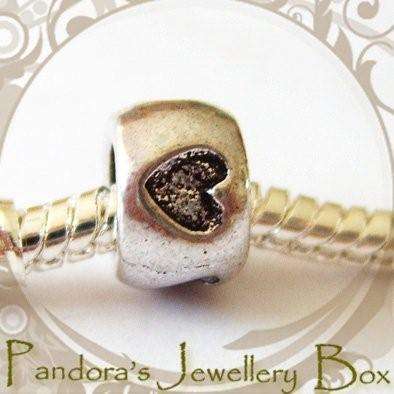 Tibetan Silver Decorative Spacer EURO Bead Charm