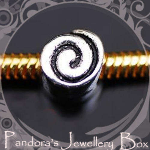 Tibetan Silver Decorative Spacer EURO Bead Charm