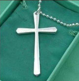 925 Sterling Silver Holy Christian Cross Pendant & Necklace Chain