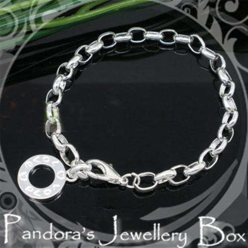 MAKE YOUR OWN UNIQUE CHARM BRACELET - Big Link Silver Bracelet for LOBSTER CHARMS