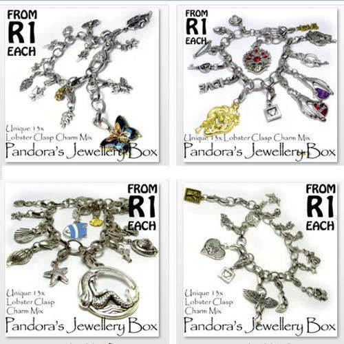 From R1 Each - Your choice of 13x Lobster Charms Sets - R399 RRP