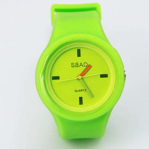 Jelly Unisex Silicone Band WristWatch