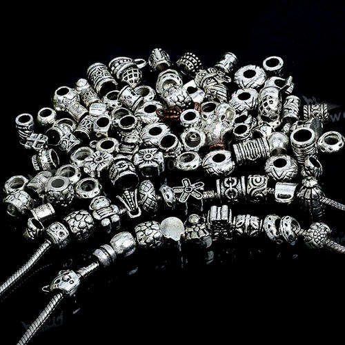 20 x TIbetan Silver MIX EURO Charms