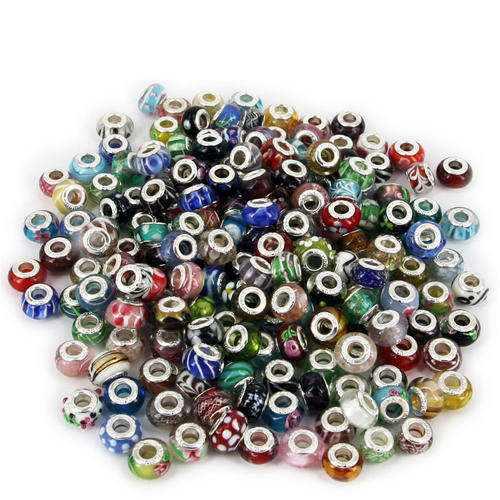 20 x Murano Glass MIX EURO Charms