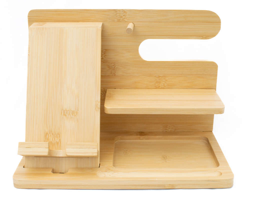 Bamboo Phone Docking Station