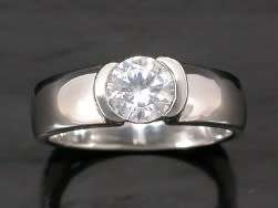 White Topaz sterling silver ring Size 8