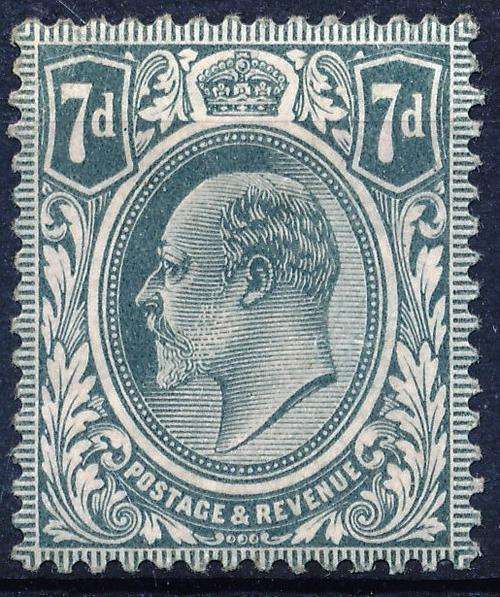 GB - KEVII - SG 305 - 7d SUPERB MINT - CAT VALUE = R 350.00! - VIEW BELOW