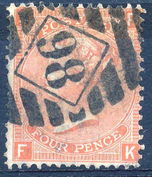 GB - QUEEN VICTORIA - SG94 - 4d (Plate 12) - CV = R 770.00 - FINE USED - VIEW BELOW