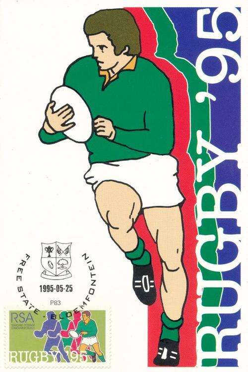 RSA - 1995 - RUGBY WORLD CUP - 9 X POST CARDS - ONE FOR EACH OF 9 STADIUM - VIEW BELOW