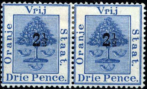 OFS - 1897 - SACC46 - MOUNTED MINT PAIR!!! - CV = R 240.00 - VIEW BELOW