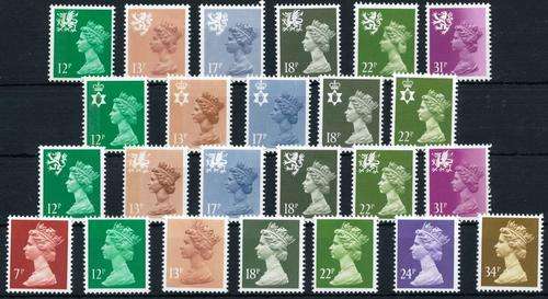SCOTLAND, NORTHERN IRELAND, WALES & ENGLAND - 4 SHORT SETS UNMOUNTED - CV = R 430.00!!