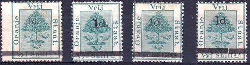 OFS - MINT SET (SACC14-17) - HINGED MINT - CAT VALUE = R 7550.00!!! - READ BELOW - (Z)
