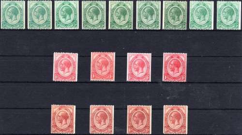 SA UNION - KINGS HEADS - HUGE SELECTION OF COILS - MOSTLY UNMOUNTED - CV = R 2,660.00 - READ BELOW