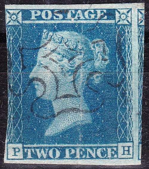 GB - QUEEN VICTORIA - 1854 - 2d BLUE - - SG14E - FINE USED - CV = R 3,825.00 - VIEW BELOW (GB)