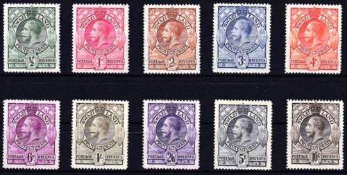 SWAZILAND - KGV - 1933 - COMPLETE DEFINITIVE SET - HARD TO FIND - CV = R 3,200.00 - READ BELOW