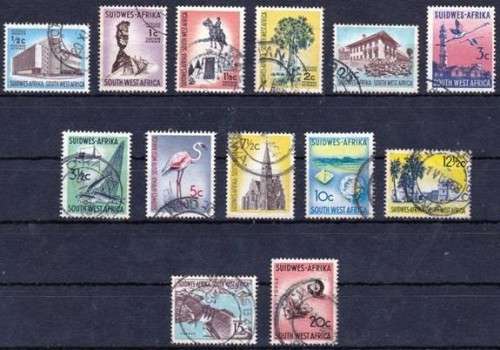 SWA - 1961 - SET OF 13 STAMPS - SUPERB USED - SACC199-211 - VIEW BELOW