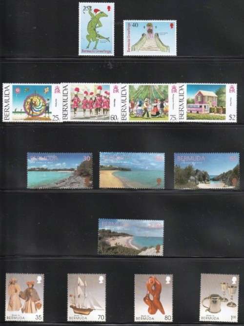 BERMUDA - MASSIVE COLLECTION - 1971 TO 2000 - 24 UNMOUNTED SETS!! - CV  R 3,100.00  VIEW BELOW