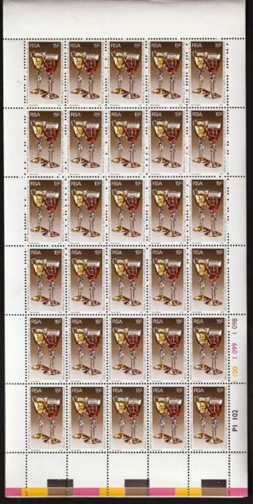 RSA - 1977 - WINE SYMPOSIUM - 2 COMPLETE SHEETS + FD AUTOGRAPHED COVER - PLEASE READ BELOW (X)