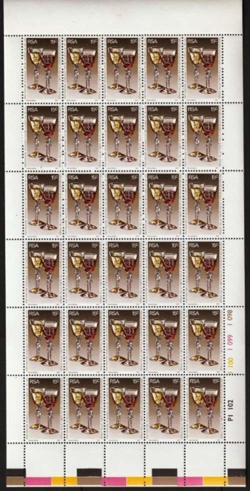 RSA - 1977 - WINE SYMPOSIUM - 2 COMPLETE SHEETS + FD AUTOGRAPHED COVER - PLEASE READ BELOW (X)