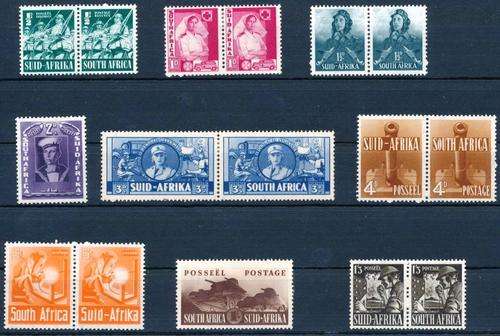 SA LARGE WAR STAMPS FULL SET (Incl 1/3) - MINT!!! --- HIGH CAT VALUE !!!
