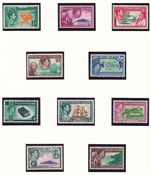 PITCAIRN ISLANDS - KG VI - COMPLETE SET SUPERB MINT !! - See Below