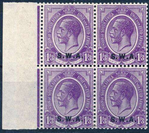 SWA - BRILLIANT 1/3 BLOCK OF FOUR!! - Seldom Seen - S.W.A.  View Below!