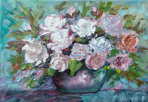 Crazy Wednesday Special... "Namaqualand" Acrylic Painting 30cm x 21cm