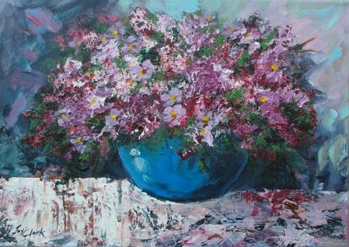 Crazy Wednesday Special... "Namaqualand" Acrylic Painting 30cm x 21cm