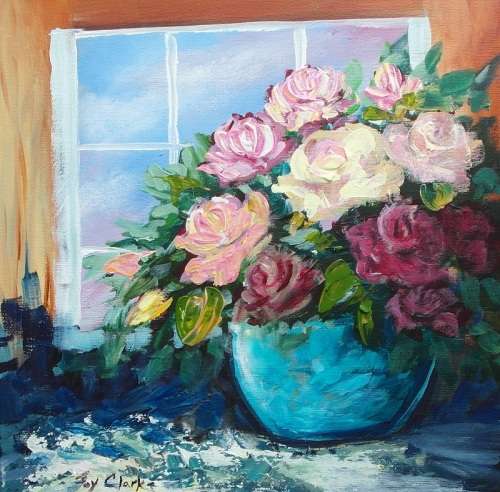 Crazy Wednesday Special... "Promises" Acrylic Painting 30cm x 30cm -Ready to Hang