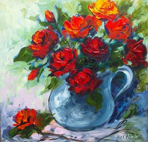 Crazy Wednesday Special... "Promises" Acrylic Painting 30cm x 30cm -Ready to Hang