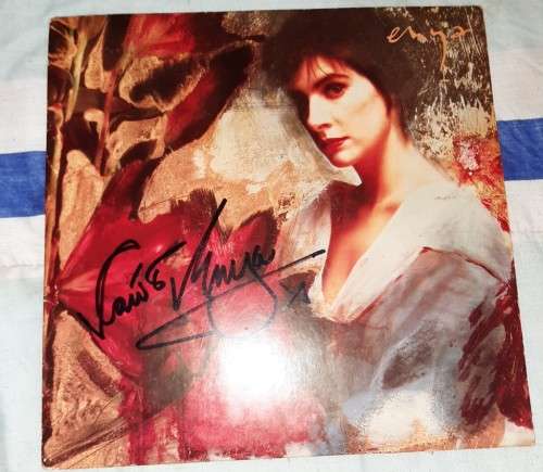 ENYA - WATERMARK autographed LP with inner sleeve, very good condition