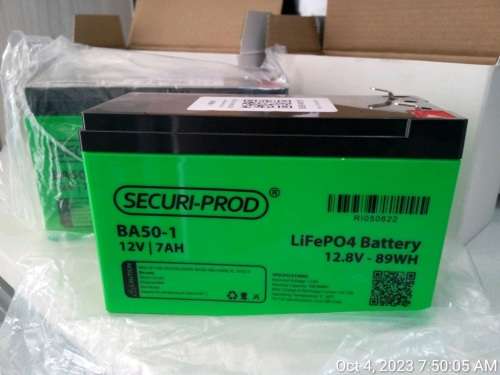 Securi-Prod LiFePO Battery - 12.8v / 89Wh