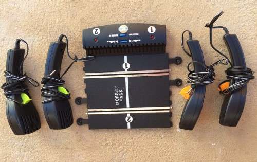 Scalextric Variable Powerbase with hand throttles