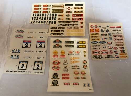 Scalextric Decals - Waterslide