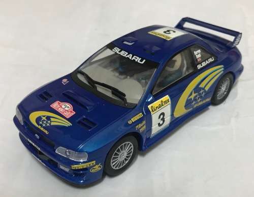 Scalexric Subaru WRC - no 3 Burns and Reid