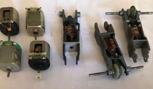 Scalextric motor scrap lot