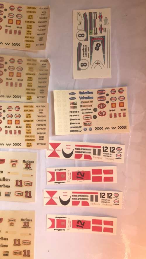 Scalextric Waterslide decals