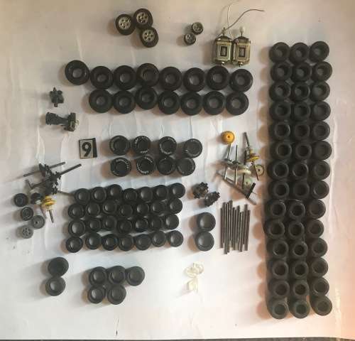 Scalextric Tyre and Axle Scrap Yard