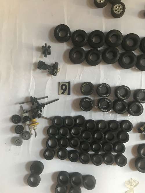 Scalextric Tyre and Axle Scrap Yard