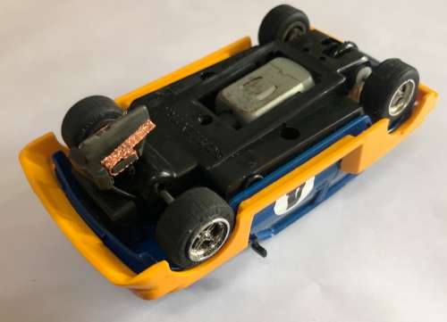 Scalextric MG Metro - blue no 4