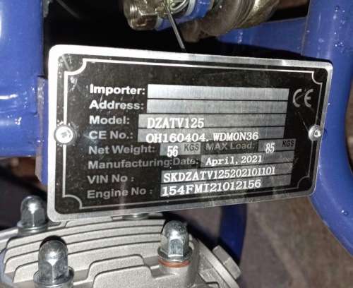 125cc Quad Bike - BRAND NEW - PRICE REDUCED!