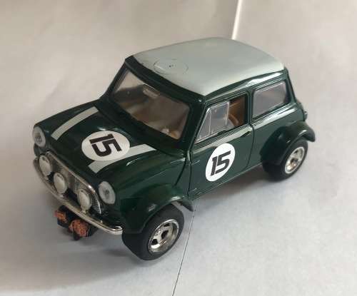 Scalextric Mini Cooper no 15 Green