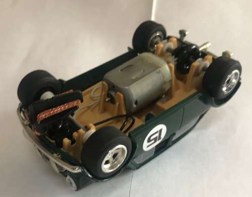 Scalextric Mini Cooper no 15 Green