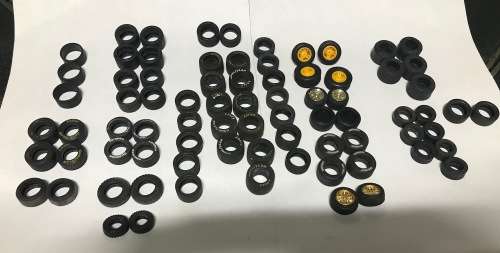 Scalextric tyre scrapyard