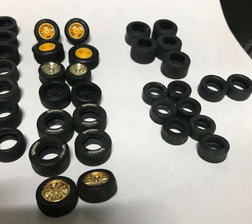 Scalextric tyre scrapyard