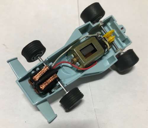 Scalextric McLaren M23 in light blue