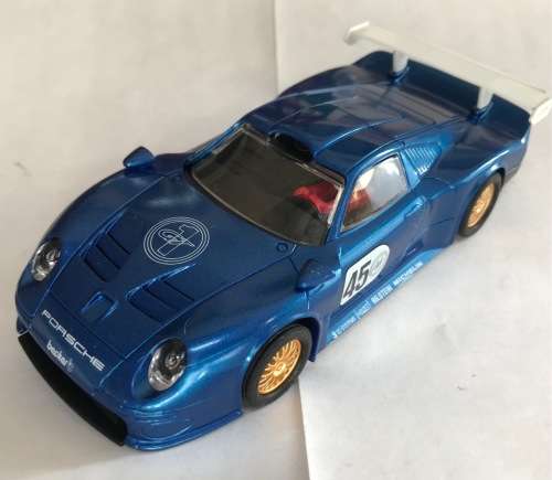 Scalextric Porsche 911 GT 1 in blue