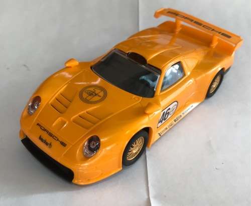 Scalextric Porsche 911 GT 1 in yellow